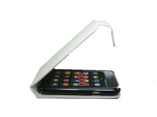PU Leather Flip Case for Samsung Galaxy S i9000 Galaxy S Plus i9001 (White)
