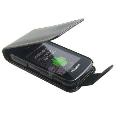PU Leather Flip Case Pouch for Samsung Gio S5660