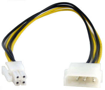 Molex to 4-Pin Connector for Motherboard