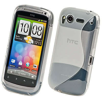 S Line Gel Case For HTC Desire S (Clear)
