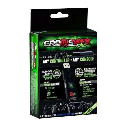 CronusMax Plus Cross Cover Gaming Adapter for PS4 PS3 Xbox One Xbox 360 Windows PC