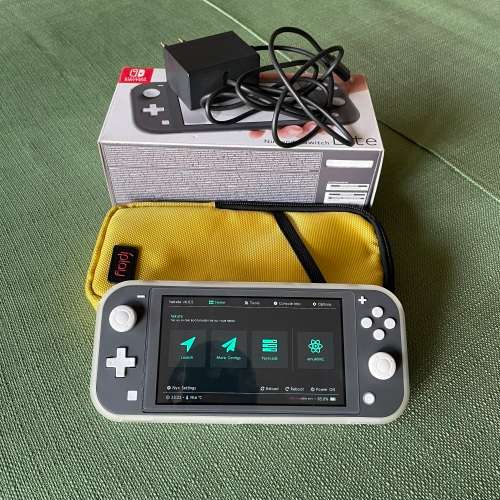 Nintendo Switch Lite with Pico Fly / Hwfly installed 128GB SD Card