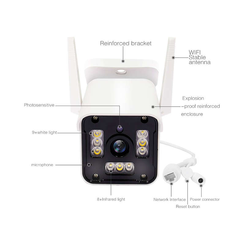 2K HD Smart Intelligent Wireless Security Camera