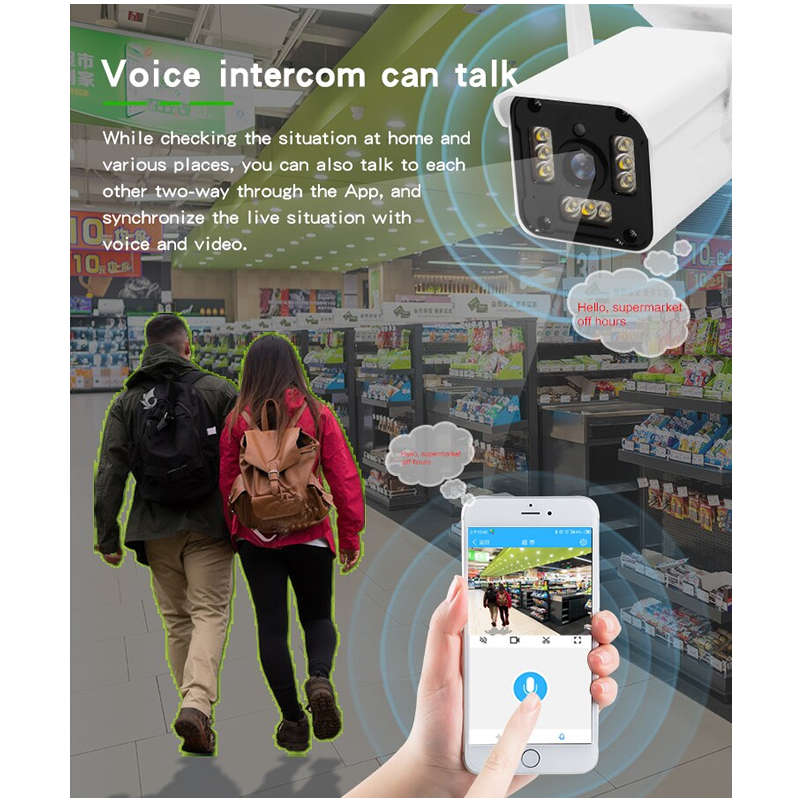 2K HD Smart Intelligent Wireless Security Camera