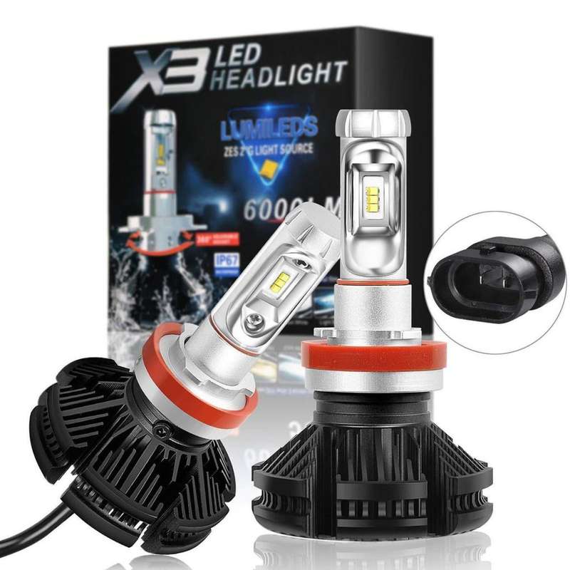 X3-H11 LED Headlights Bulbs 50W 6000k