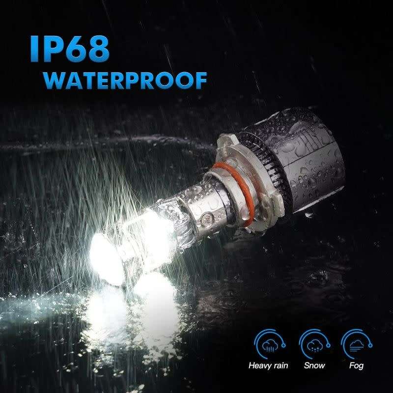 A80 H4 60W Led Car Headlight with Projector Lens Kit