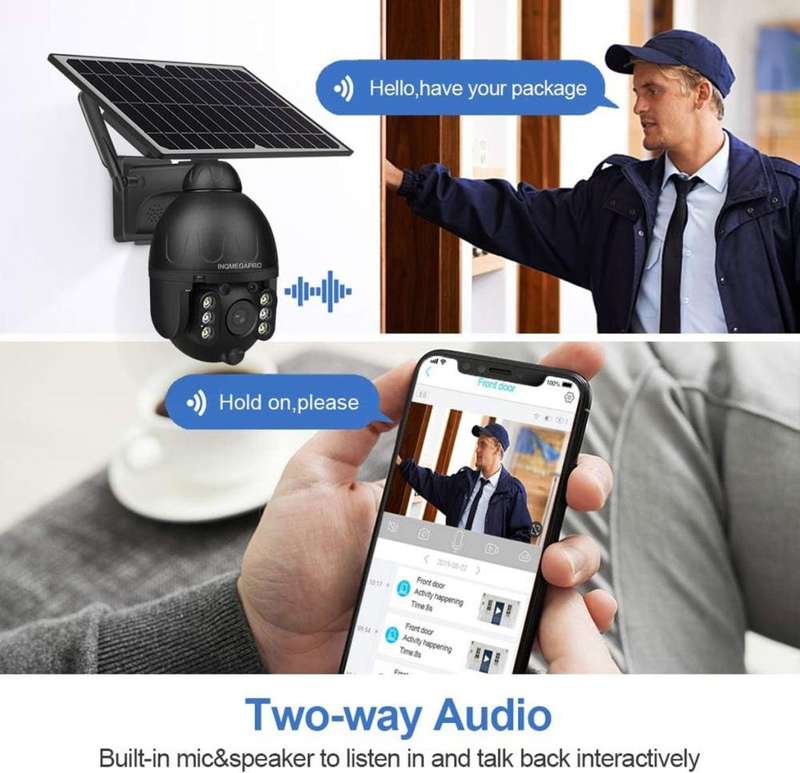 Off Grid 4G/5G Sim Operated Heavy Duty Metal Solar Security Camera (CAMERA, BATTERIES & PANEL ONLY)