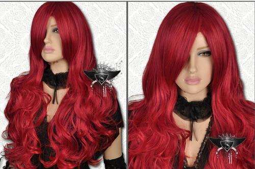 Red Long wig