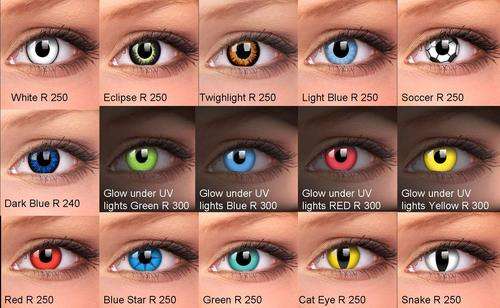 Cosmetic Colour Contact Lenses only