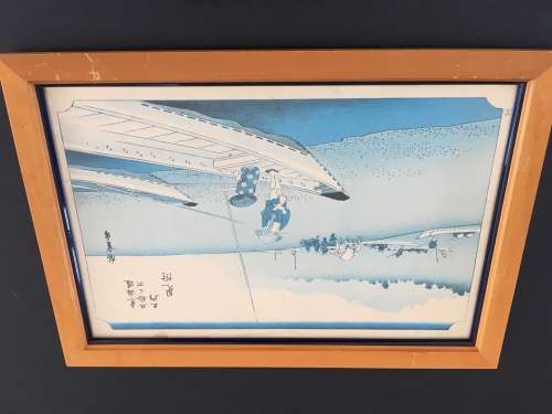 Old Japanese Woodblock Print