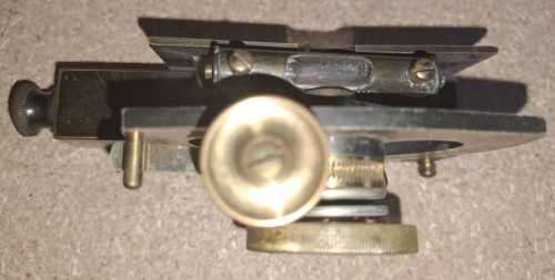 Antique Inclinometer with leather case.
