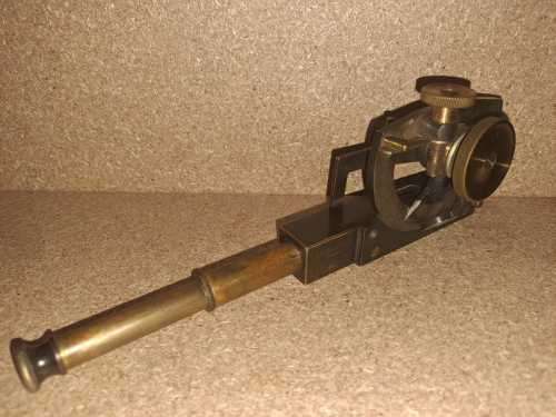 Antique Inclinometer with leather case.