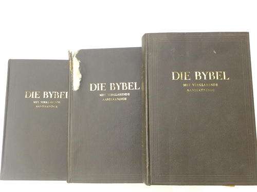 3 x Die BYBEL met verklarende aantekeninge 1958