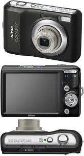 Nikon Coolpix L20 Digital Camera - Black (10MP, 3.6x Optical Zoom) 3.0+box