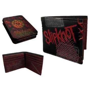 Official Slipknot Leather Wallet with Collectible Tin