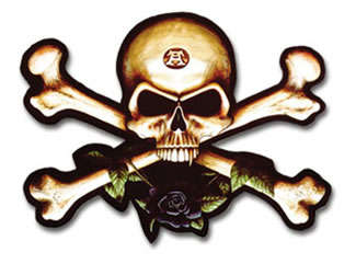 Or Philosophy Alchemy Gothic Printed Biker Patch