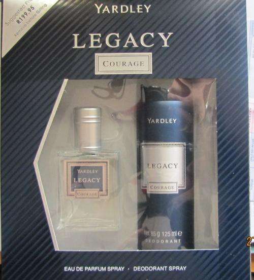 Yardley Legacy Courage Gift Set for him - R199.00 Retail
