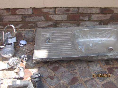 Bulk Lot Brand New Plumbing Supplies Including Sink and Taps