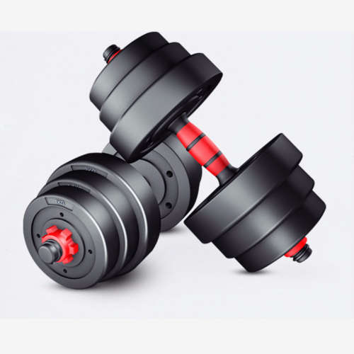 20kg Adjustable Dumbbell Set With Extension Bar Conversion to Barbell PUSH YOUR LIMITS All In One!