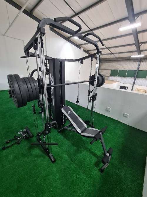 Tecno-Train multi-purpose fitness training station with 80KG Racks Multi Gym Home Gym