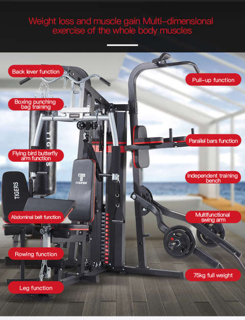Tecno Train 2024 4 Station Multigym Home Gym All In One Fitness Set