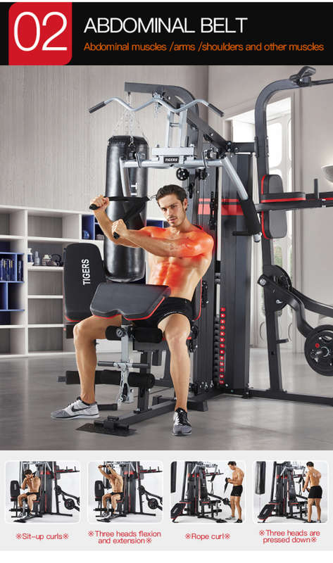 Tecno Train 2024 4 Station Multigym Home Gym All In One Fitness Set
