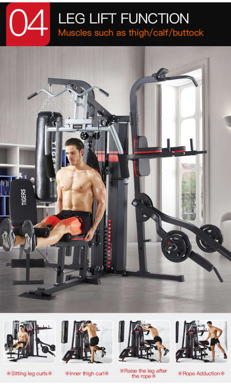 Tecno Train 2024 4 Station Multigym Home Gym All In One Fitness Set