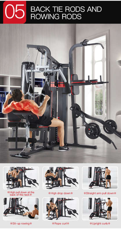 Tecno Train 2024 4 Station Multigym Home Gym All In One Fitness Set