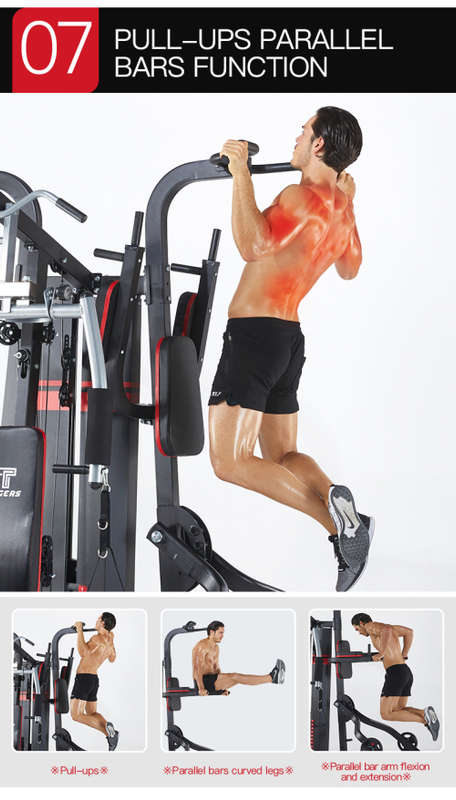 Tecno Train 2024 4 Station Multigym Home Gym All In One Fitness Set