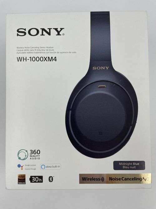 Sony WH-1000XM4 Over the Ear Noise Cancelling Wireless Headphones