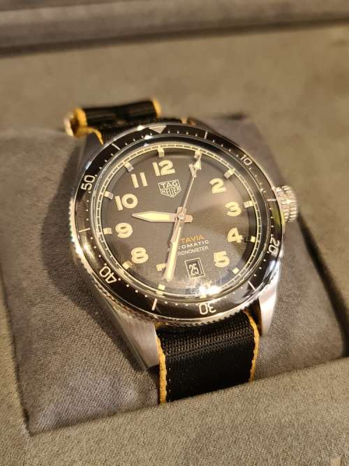TAG Heuer watch Autavia 42mm Calibre 5 COSC automatic black ceramic steel WBE5114.EB0173