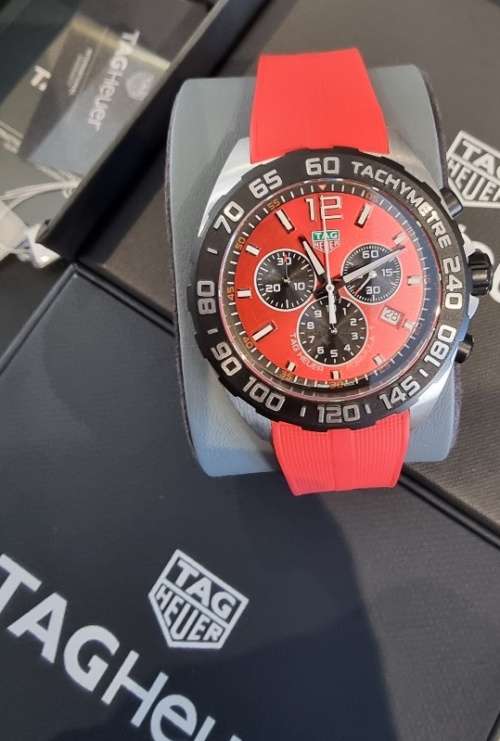 2023 Tag Heuer Formula 1 43mm Chronograpgh CAZ101AN.FT8055 Complete with Warranty till 2025 with AD