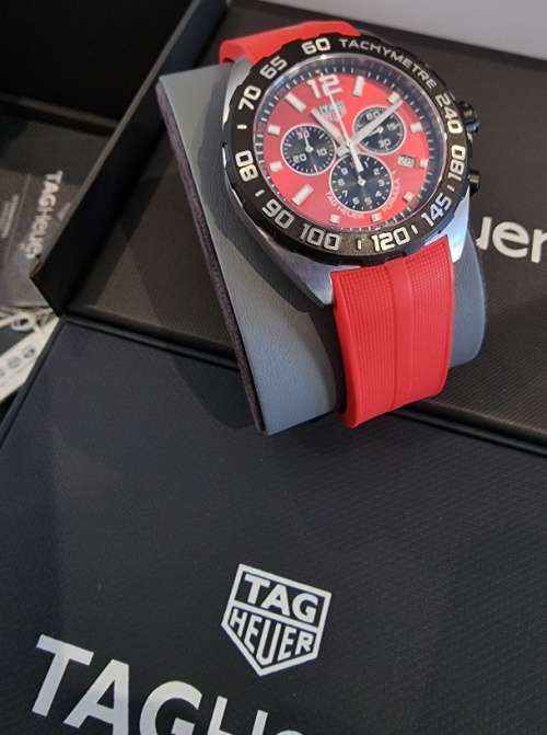 2023 Tag Heuer Formula 1 43mm Chronograpgh CAZ101AN.FT8055 Complete with Warranty till 2025 with AD