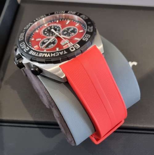 2023 Tag Heuer Formula 1 43mm Chronograpgh CAZ101AN.FT8055 Complete with Warranty till 2025 with AD
