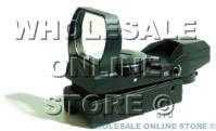 Panoramic Multi-Reticle Red Green Sight  4 Reticles  Weaver Mount
