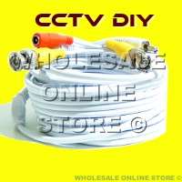 3 In 1 Power,Audio & Video All In One 20 Meter CCTV Cable CMOS/CCD