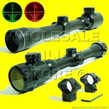 Dusk & Dawn BUSHNELL BANNER  3-9 x 40 EG RED & GREEN Illuminated Scope