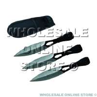 Throwing Knife Spikes Set of 3 Black
