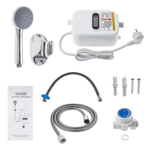 Mini constant temperature heating shower instant electric water heater toilet quick heating