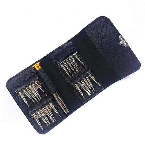 25 In 1 Portable Wallet Style Screwdriver Set
