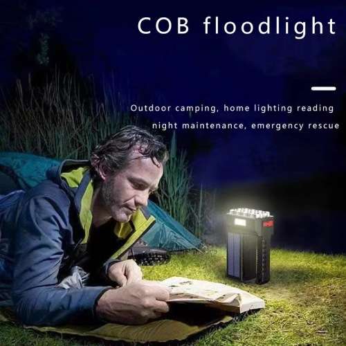 Solar Rechargeable USB Flashlight