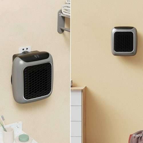 Turbo 800 Handy Space Saving Wall Outlet Heater 800W With Remote Control