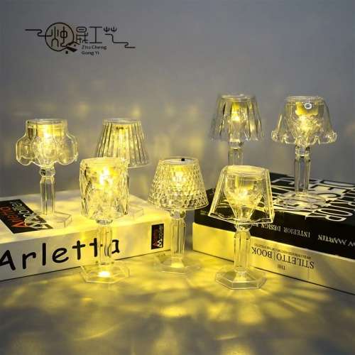 Crystal Decorative Table Lamp Bedroom Ambient Light