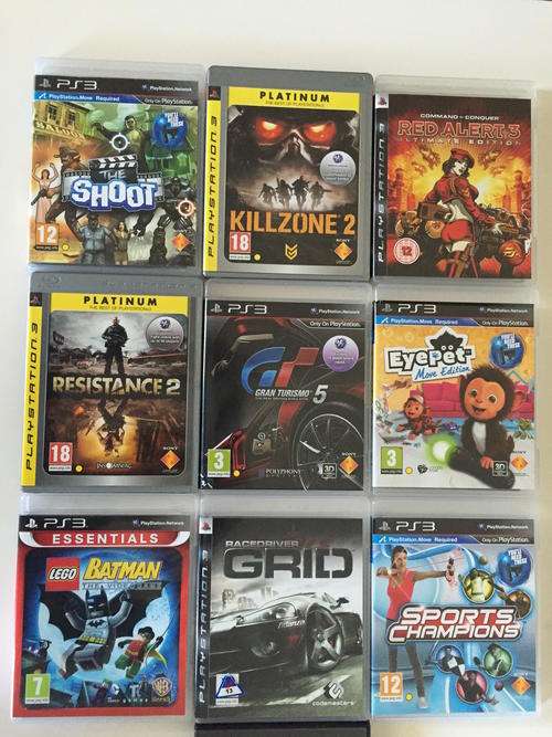 Playstation 3 (PS3) game bundle - 10 Games