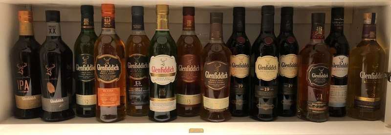 Glenfiddich collection - 14 bottles + original packaging