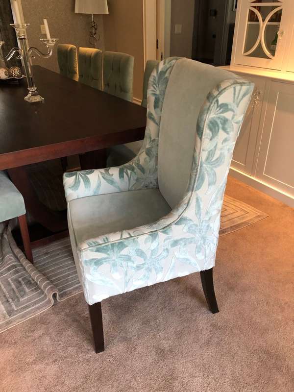 10 Seater dining room table and chairs - (custom made)