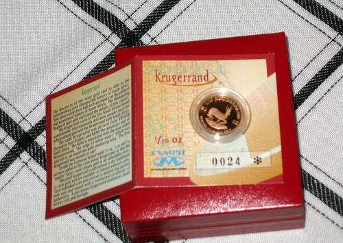 2002 Proof Kruger Rand 1/10 Gold Coin