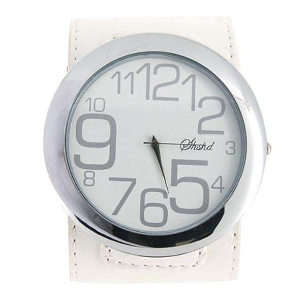 New Special Fashionable Women's Wrist Watch (White)