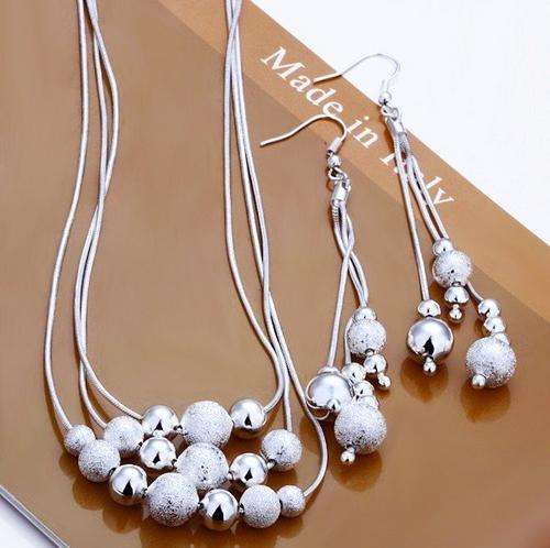 High Quality Silver Jewellery Set