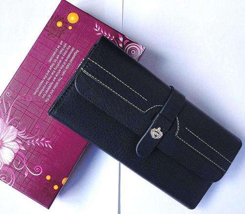 Womens Genuine leather Long Wallet Purse (100% Warranty)
